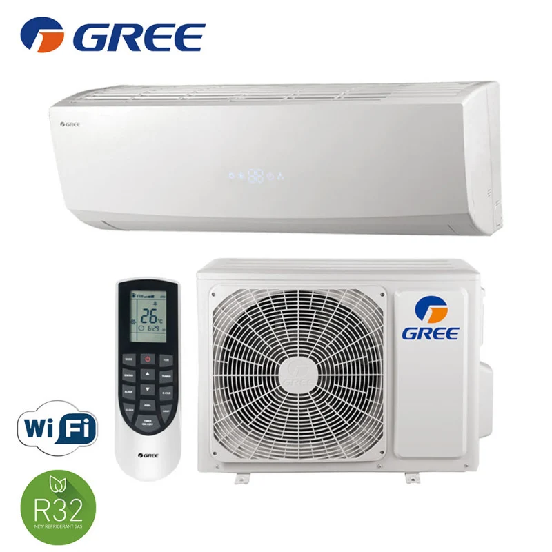 GREE INVERTER-KLIMAANLAGE LOMO-Serie 24000 BTU Wi-Fi R-32 Klasse A++