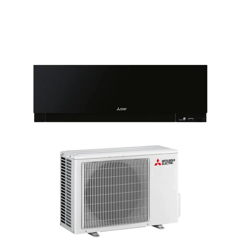 Mitsubishi Electric Klimaanlage Kirigamine Zen Black 12000 Btu R-32 Integriertes WLAN