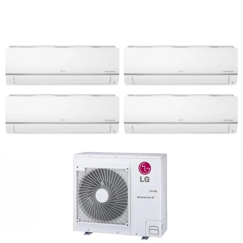 Climatizzatore Condizionatore Lg Quadri Split Inverter serie LIBERO PLUS 9+9+9+12 con MU4R25 R-32 Wi-Fi Integrato 9000+9000+9000+12000