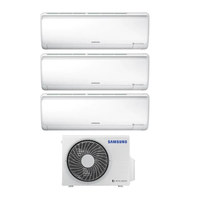 Climatizzatore Condizionatore Samsung Trial Split Inverter serie MALDIVES QUANTUM 7+7+9 con AJ052MCJ R-410 7000+7000+9000