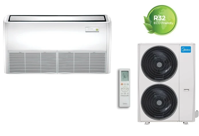 Condizionatore Midea Soffitto/Pavimento 48000 btu MUE-48HRFNX R-32 A++ completo di comando TRIFASE -