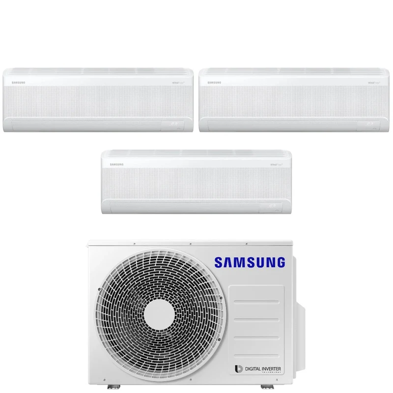 Samsung Trial Split WINDFREE ELITE S2 9+9+9 Klimaanlage mit AJ052TXJ3KG R-32 integriertem WLAN