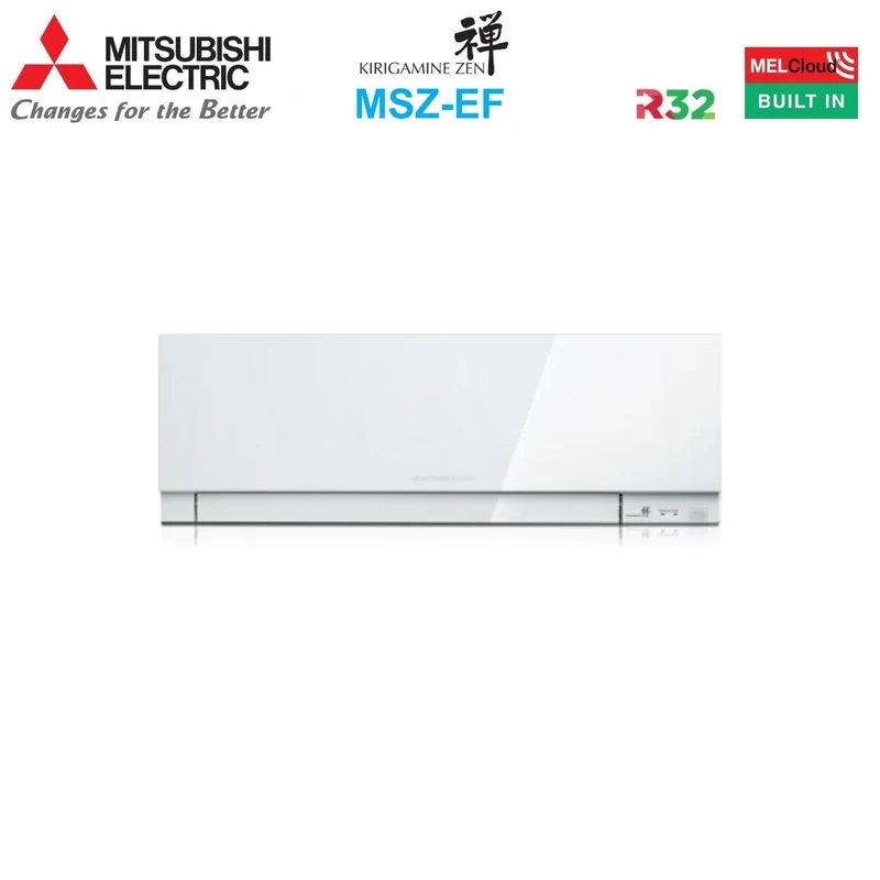 Innenwandgerät Mitsubishi Electric KIRIGAMINE ZEN WHITE Serie 18000 Btu MSZ-EF50VGKW R-32 Integriertes WLAN