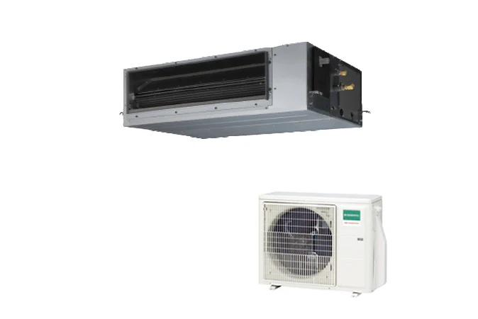 Fujitsu Kanalklimaanlage der KHT-Serie, 18000 Btu R-32 A++, ARXG18KHTAP, mittlere/hohe Prävalenz, Steuerung ausgeschlossen