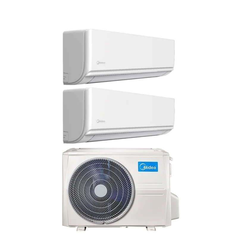 Climatizzatore Condizionatore Midea Quadri Split Inverter serie EXCLUSIVE 9+9+9+9 con M4OE-28HFN8-Q R-32 Wi-Fi Optional 9000+9000+9000+9000