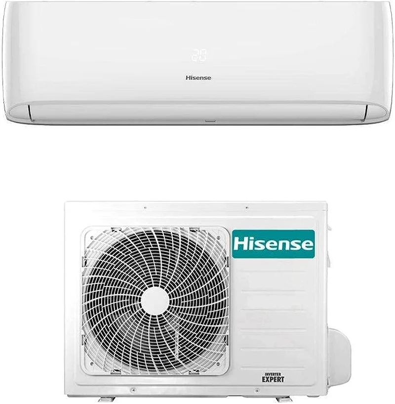 SCHNÄPPCHENBEREICH Klimaanlage Hisense Inverter EASY SMART Serie 12000 Btu CA35MR05G + CA35MR05W R-32 Wi-Fi Optional Klasse A++/A+