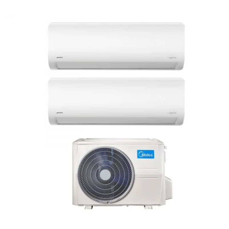 Midea Dual Split Inverter Klimaanlage XTREME 12+18 Serie mit M2OF-18HFN8-Q R-32 integriertem WLAN 12000+18000 BTU – Neu