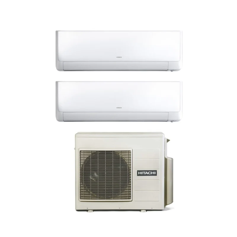 Climatizzatore Condizionatore Hitachi Dual Split Inverter Serie Performance 7+7 con RAM-40NP2E R-32 Wi-Fi Optional 7000+7000 - Novità