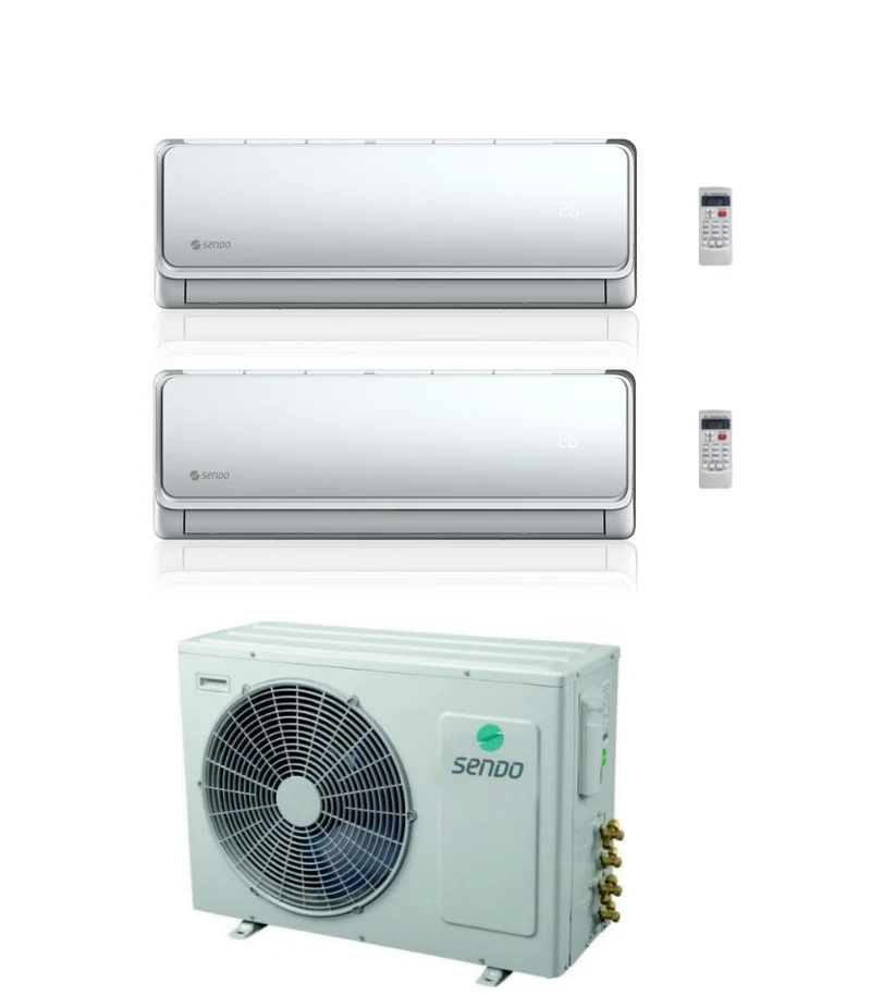 Climatizzatore Condizionatore Dual Split Inverter Sendo IKAROS L 12000+12000 con SFM-21OU3-AU2 R-32 Wi-Fi Integrato 12+12