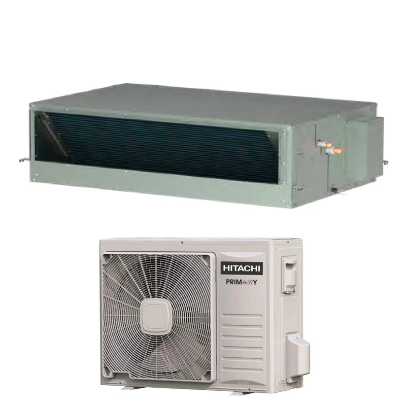 Klimaanlage Hitachi Kanalgerät Canalizzabile Inverter Serie Primary 42000 Btu RPIL-5.0UFE1NH + RAS-5.0UFESNH1 R-32