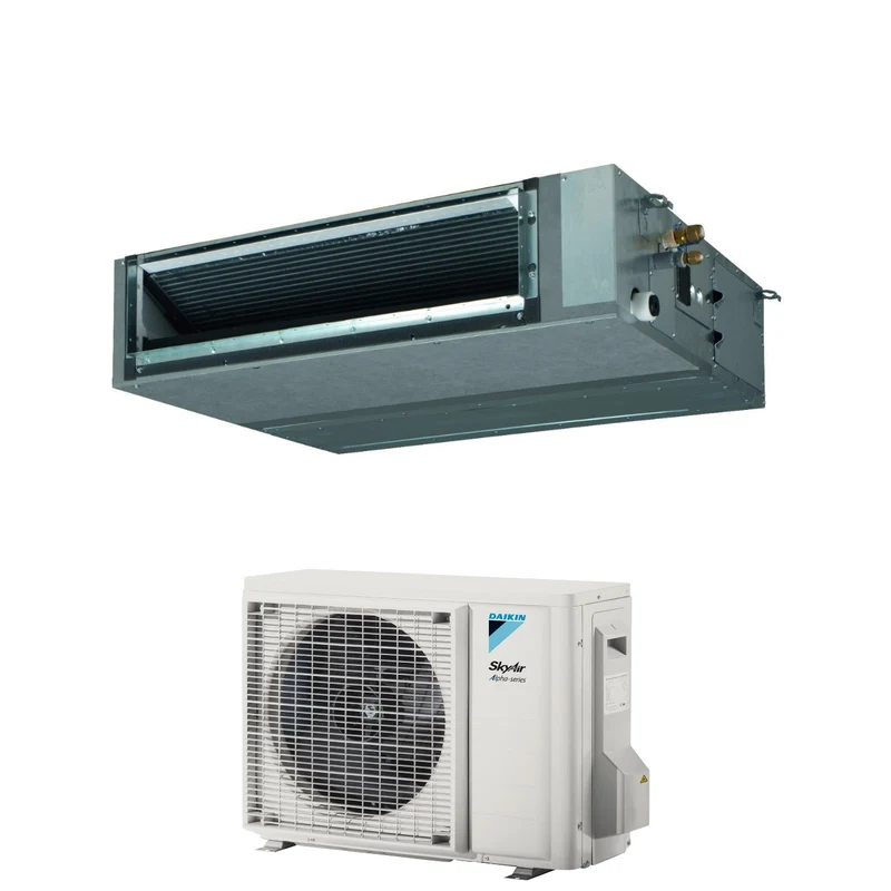 Daikin Bluevolution Kanalklimaanlage mittlerer Prävalenz 24000 Btu FBA71A + RZAG71NV1 einphasig R-32 Wi-Fi optional Klasse A++/A+