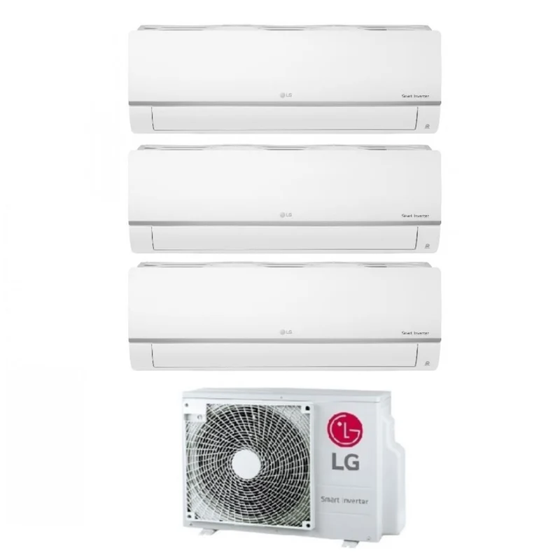 LG Trial Split-Klimaanlage 9+9+18 Free Plus Inverter 9000+9000+18000 MIT MU4R27 R-32