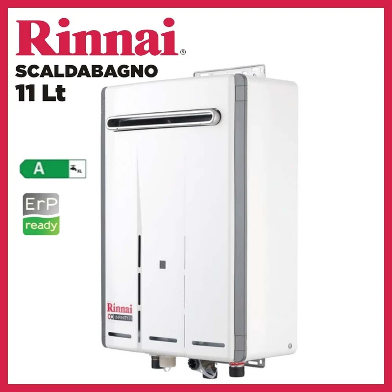 SCALDABAGNO RINNAI INFINITY 11E ESTERNO METANO