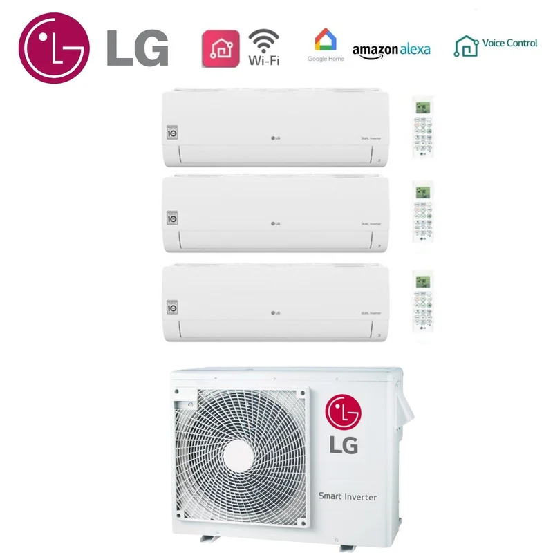 Klimaanlage LG Trial-Split 7+9+9 Inverter Libero Plus 7000+9000+9000 CON MU3R19 R-32