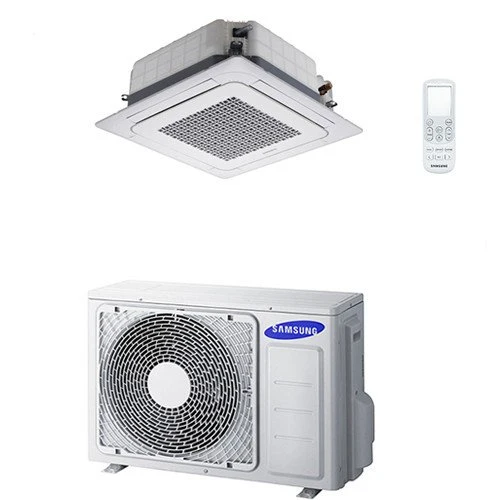 SAMSUNG MINI 4-WEGE-KASSETTE-MONOSPLIT-KLIMAANLAGE AC035FBNDEH/EU 12000 BTU MIT DRAHTLOSER STEUERUNG