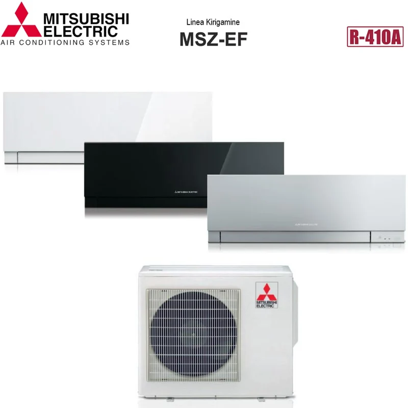Mitsubishi Electric Trial Split Inverter Klimaanlage Kirigamine Zen Ef Serie 12+12+12 mit MXZ-3E68VA2 R-410 12000+12000+12000 in verschiedenen Farben erhältlich WLAN optional
