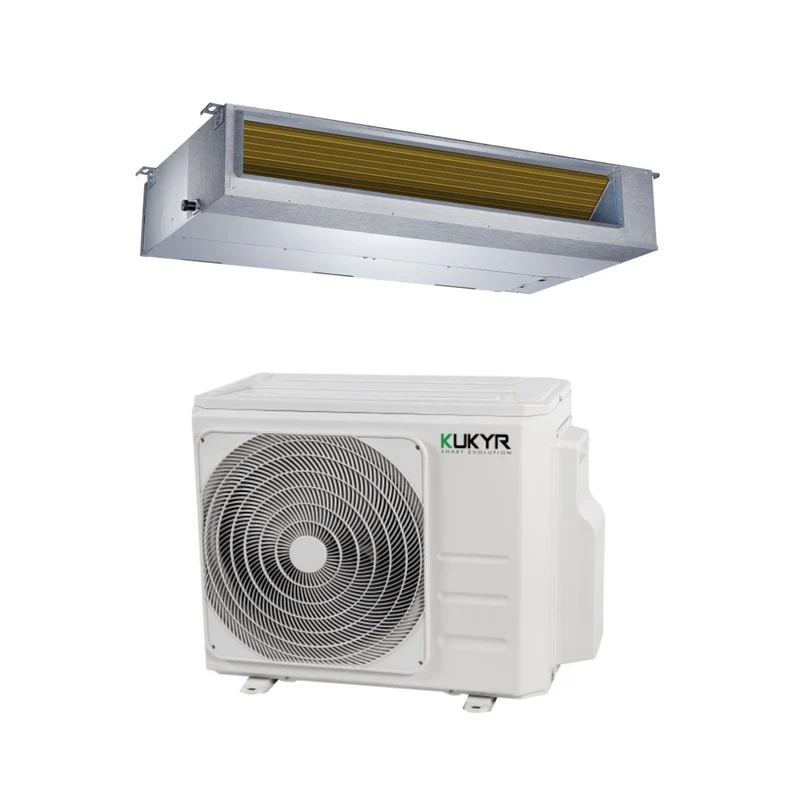 Climatizzatore Condizionatore Kukyr Canalizzato Canalizzabile Inverter 18000 Btu R-32 Wi-Fi Optional con Telecomando Infrarossi Incluso