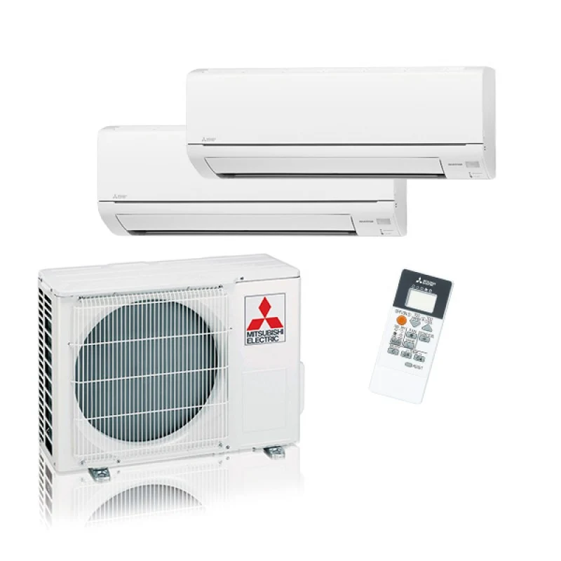CLIMATIZZATORE CONDIZIONATORE MITSUBISHI ELECTRIC DUAL SPLIT INVERTER Serie DM 9+12 con MXZ-2DM40VA 9000+12000