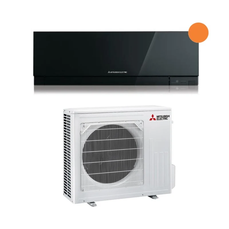 Mitsubishi Electric Klimaanlage Kirigamine Zen Black 18000 Btu R-32 Integriertes WLAN