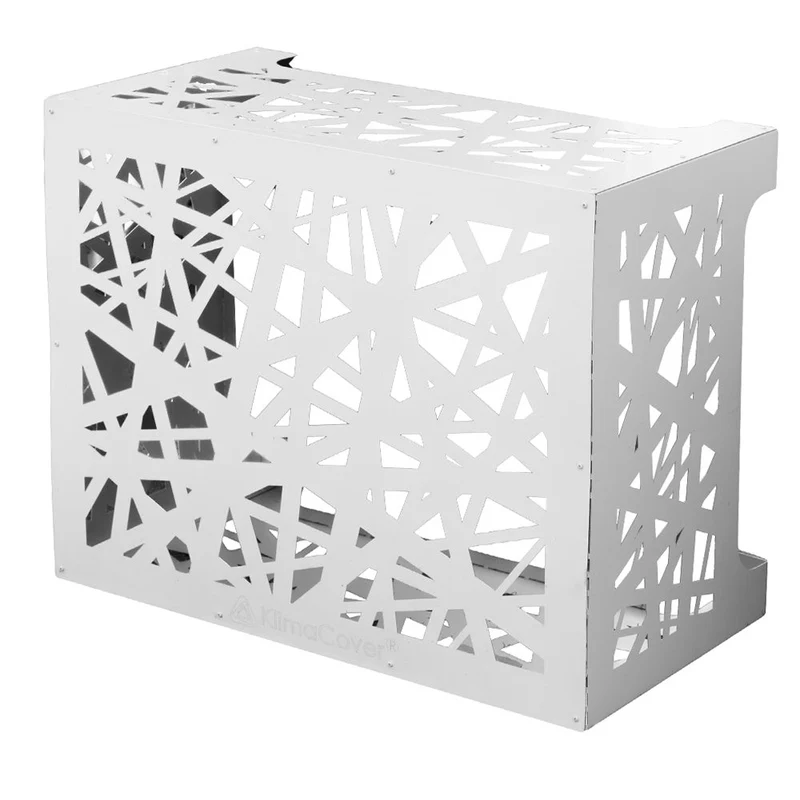 Klimaanlagenabdeckung für Klimaanlage ARTIST M Weiß aus Aluminium L86 x T44 x H68 cm