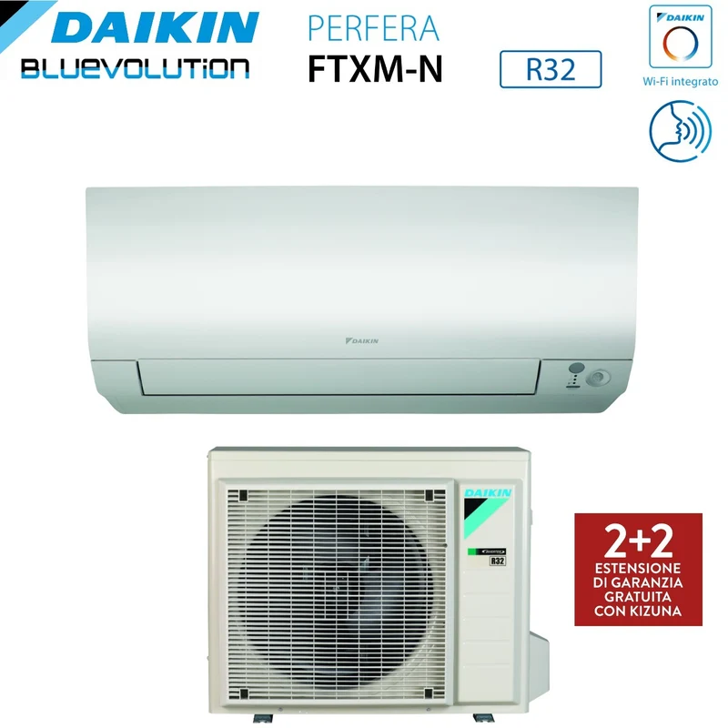 DAIKIN Bluevolution Inverter-Klimaanlage PERFERA Serie 21000 Btu FTXM60N R-32 Klasse A++/A+ Integriertes WLAN – italienische Garantie