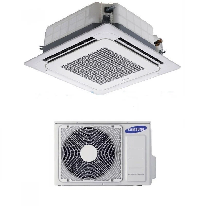 Samsung Mini-Kassetten-4-Wege-Klimaanlage 24000 BTU AC071NNNDKH/EU R410A mit Kabelsteuerung