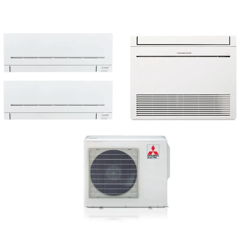 Klimaanlage Mitsubishi Electric Trial Split Inverter AP-Serie + MFZ-KT Etage 9+9+12 mit MXZ-3F54VF R-32 Wi-Fi Optional 9000+9000+12000
