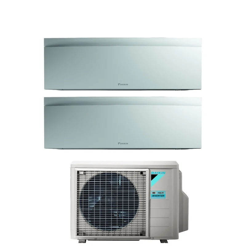 Daikin Emura White III 9+9 Dual-Split-Klimaanlage mit 2MXM40A R-32 integriertem WLAN, mattweiß, italienische Garantie