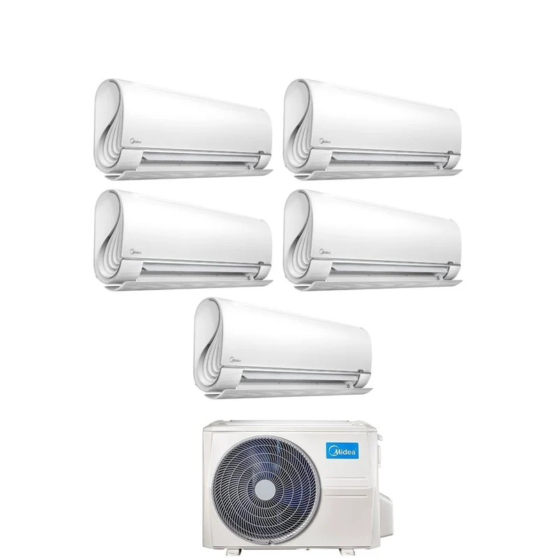 Condizionatore Penta Split Midea BreezeleSS+ 9+9+9+9+9 con M5O-42FN8-Q R-32 Wi-Fi Integrato