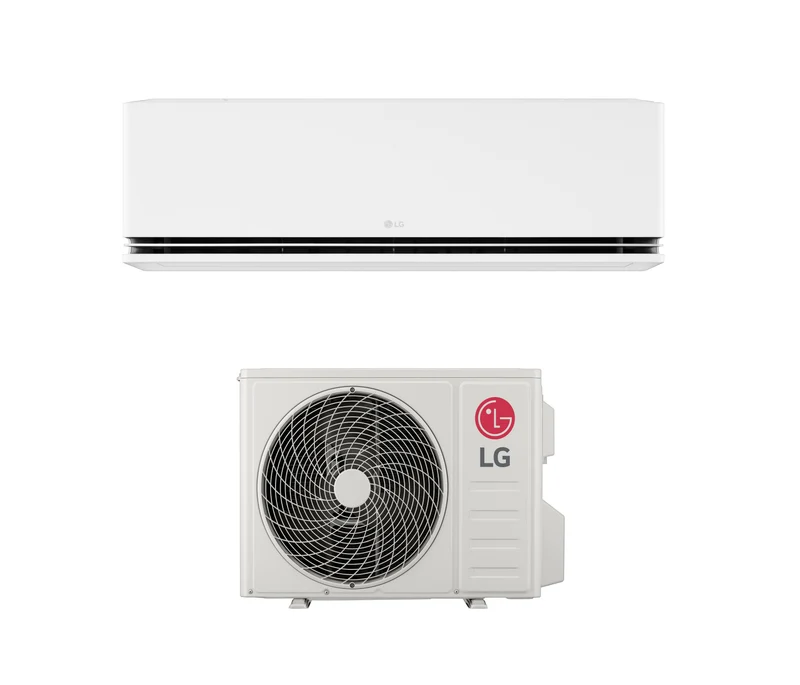 LG Inverter-Klimaanlage DualCool Premium 12000 Btu H12S1P NS1 + H12S1D U18 R-32 Integriertes WLAN, Klasse A+++/A+++