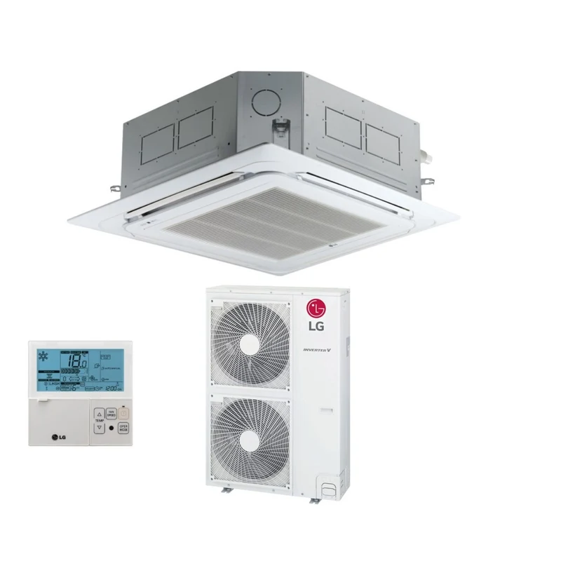 Climatizzatore Condizionatore LG Cassetta a 4 Vie Inverter 60000 Btu CT60F R-32 Wi-Fi Optional con Comando a Filo e Pannello Incluso - Novità