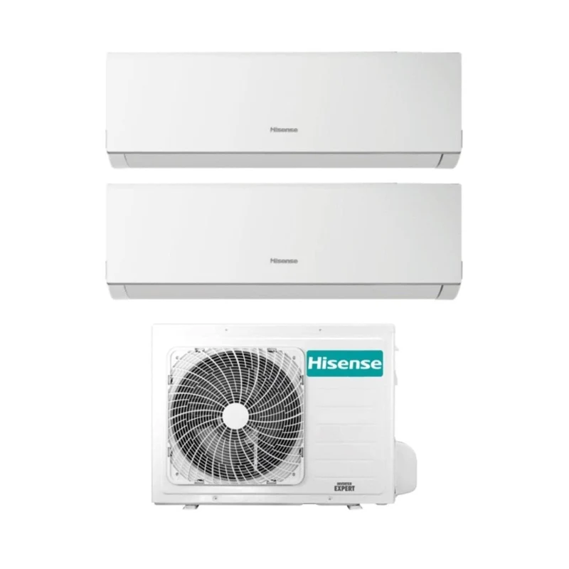 AREA OCCASIONI Climatizzatore Condizionatore Hisense Dual Split Inverter serie NEW COMFORT 9+9 con 2AMW35U4RGC R-32 Wi-Fi Optional 9000+9000
