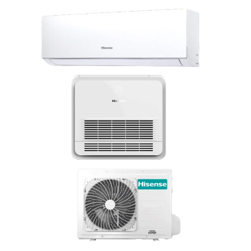 Climatizzatore Condizionatore Hisense Dual Split Inverter serie NEW COMFORT + Console AKT35UR4 12+12 con 2AMW50U4RXA R-32 Wi-Fi Optional 12000+12000