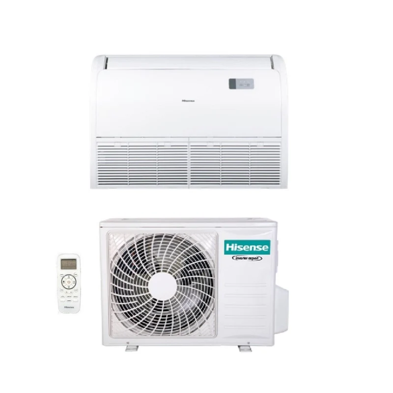 Climatizzatore Condizionatore Hisense Inverter Soffitto/Pavimento 24000 Btu AUV71UR4RA4 R-32 Wi-Fi Optional con Telecomando di Serie
