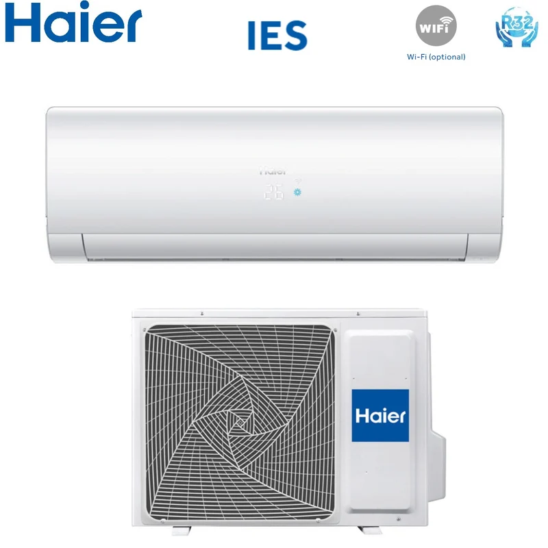 Climatizzatore Condizionatore Haier Inverter serie IES 12000 Btu AS35S2SF2FA Wi-Fi Optional R-32